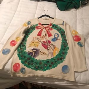 Fun painted Christmas Sweater